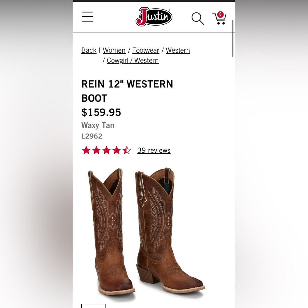 Stylish Brown Western Boots